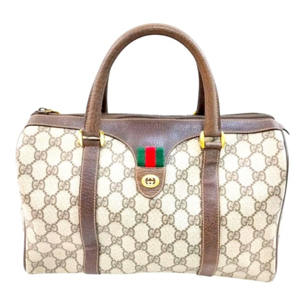GUCCI SUPREME MONOGRAMSM Boston Bag in mint conditiont condition Authenticc